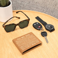 To My Son Promise – Leather Wallet