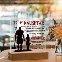 To My Daughter / Dad - Plaque