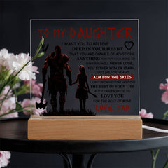 To My Daughter / Dad - Plaque