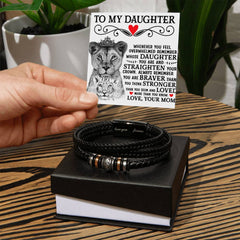 To My Daughter Braver – Bracelet