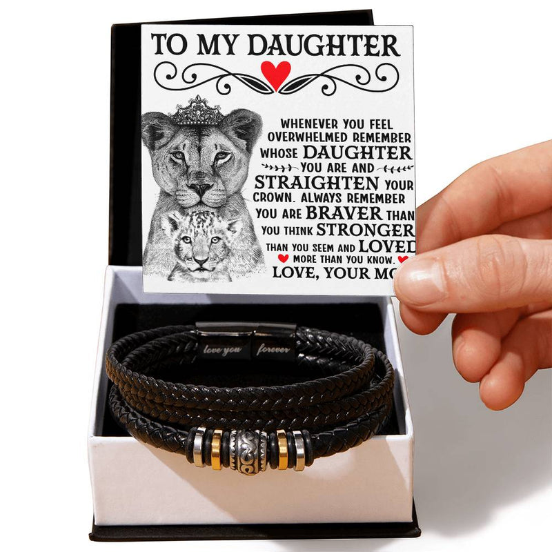 To My Daughter Braver – Bracelet