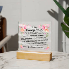 To My Beautiful Wife