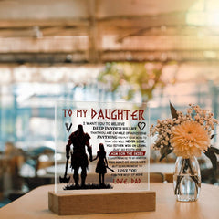 To My Daughter / Dad - Plaque