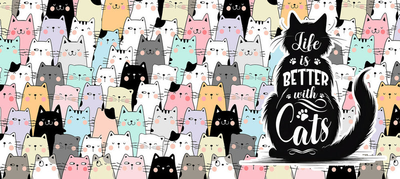 Life Is Better With Cats - Mug